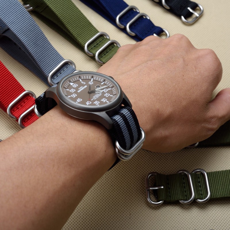 Nato Dây Đeo Đồng Hồ 19mm 21mm 23mm 18mm Chất Liệu nylon