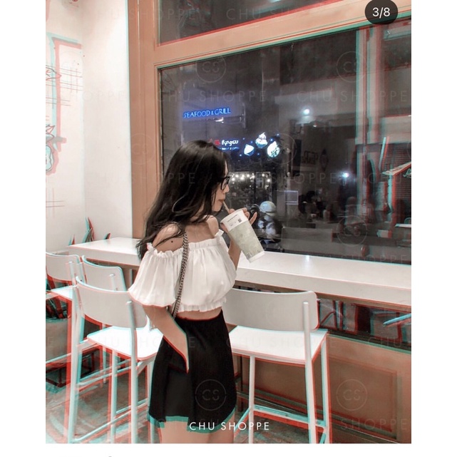 Chân váy quần kẻ Chushopee