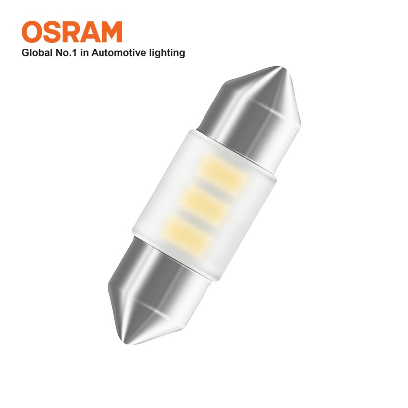 Bóng Đèn Led Cana Ngắn OSRAM Standard Retrofit C5W 12V Màu Trắng Cool - Nhập Khẩu Chính Hãng