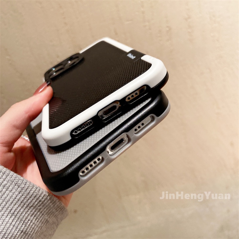 Ốp điện thoại họa tiết kẻ ô màu sắc đơn giản chống rơi dành cho iphone 13 12 11 pro max x xs max xr 7 8 plus
