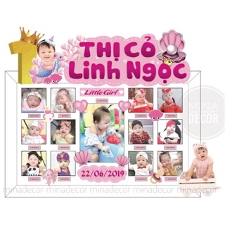 KHUNG ẢNH 12 THÁNG - Size M