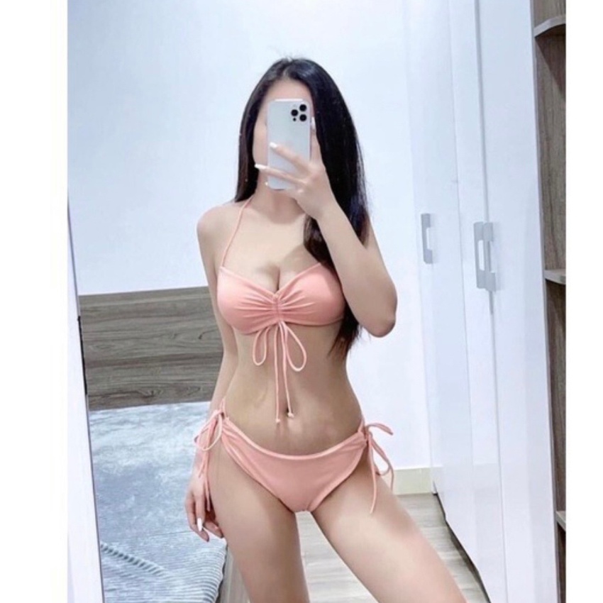 Bikini bộ bơi đồ bơi nữ đi biển hai mảnh sexcy rút ngực EVA 2MRN