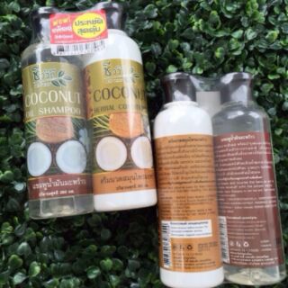 BỘ DẦU GỘI + DẦU XẢ DỪA COCONUT Thái Lan