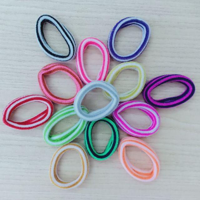 Sỉ 10 dây cột tóc sọc