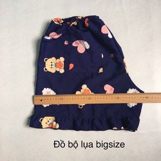 Đồ bộ đùi tay cánh tiên Lụa Size 4 (Từ 75kg-90kg)