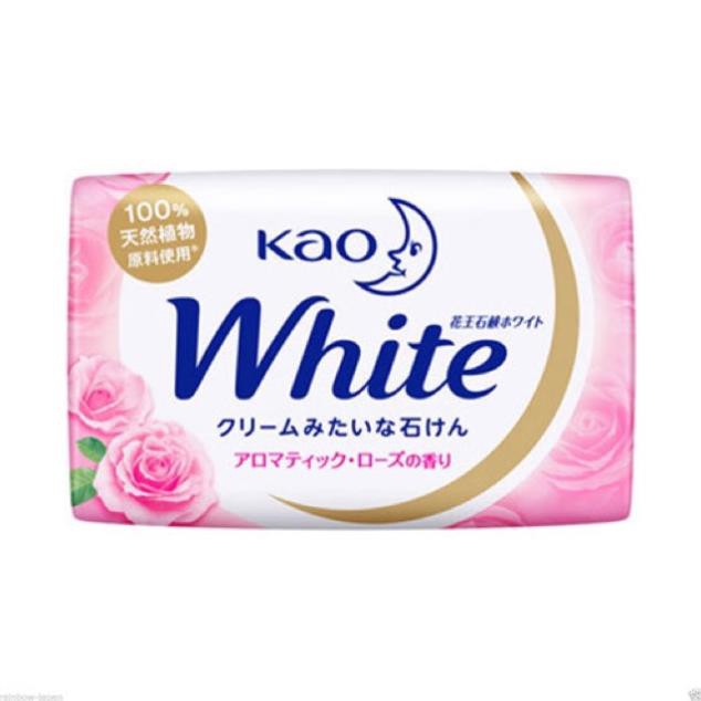 [NHẬP MÃ SONSD1003 GIẢM 5% ĐƠN 100K]  Xà phòng ( xà bông ) Tắm Kao White 130g số 1 Nhật Bản <FREESHIP>