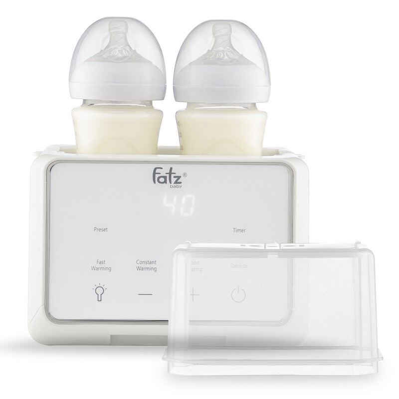Máy Hâm Sữa Tiệt Trùng 2 Bình Điện Tử Fatz Baby Duo 3 Plus - FB3094TK