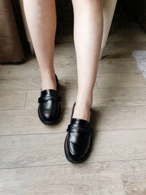 GIÀY LOAFER DA MỀM TẶNG KÈM 4 KIỂU NƠ (CLIP ĐỘC QUYỀN COISHOES)