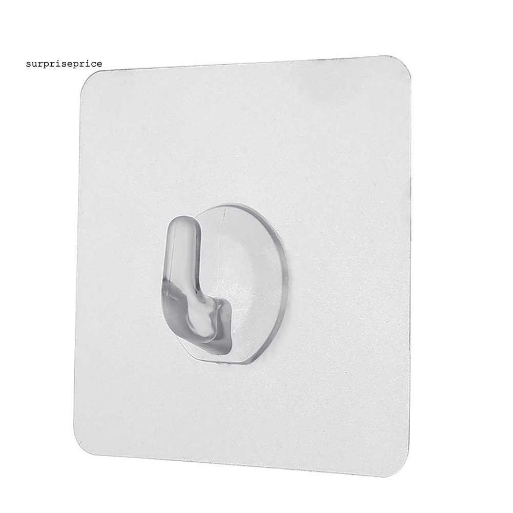 Set 10 móc treo tường trong suốt chống nước siêu dính tiện lợi