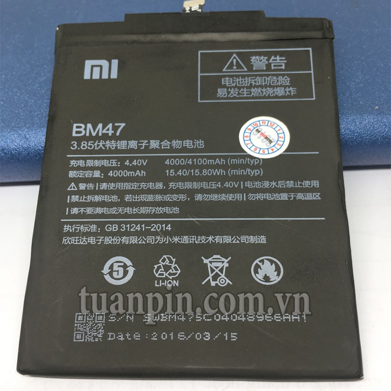 Pin điện thoại Xiaomi Pin Xiaomi Redmi 3/ Redmi 3 Pro/ BM47