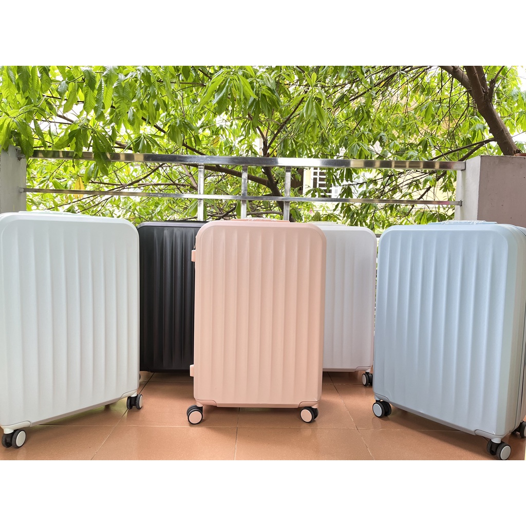 (Sale Rẻ) Vali kéo vali du lịch chống bể vỡ , trầy xước size 20/24/28 Màu pastel