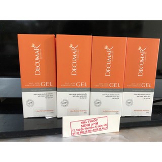 Gel ngừa mụn Nano Curcumin - Decumar