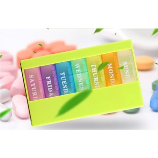 Hộp đựng thuốc 7 ngày 3 ngăn: sáng, trưa, tối (mẫu số 2)