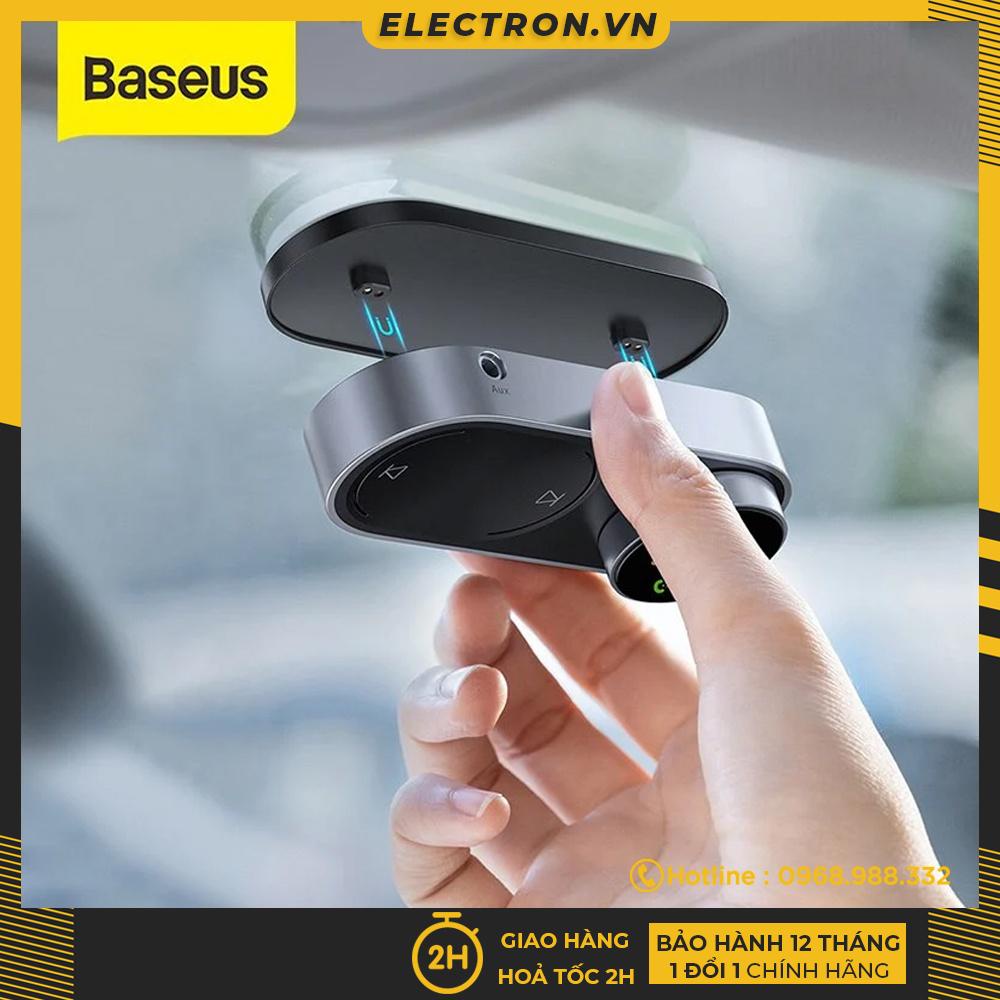 Máy phát bluetooth qua FM dùng năng lượng mặt trời trên Ôtô Baseus Solar Car Wireless MP3 Player