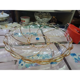 [ kèm ảnh thật ] ĐĨA THỦY TINH ĐỰNG TRÁI CÂY GIÁ RẺ