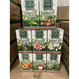 Combo 5 thùng hồng trà túi lọc phúc long 2gx25 gói