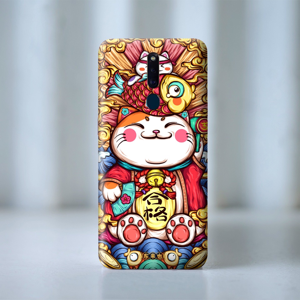 Miếng Dán Skin Điện Thoại In Hình Mèo Thần Tài Cho Iphone 7/ 8/ X/ XS/ 11/ 11 Pro Max/ 12/ 12 Pro Max/ 13/ 13 pro max