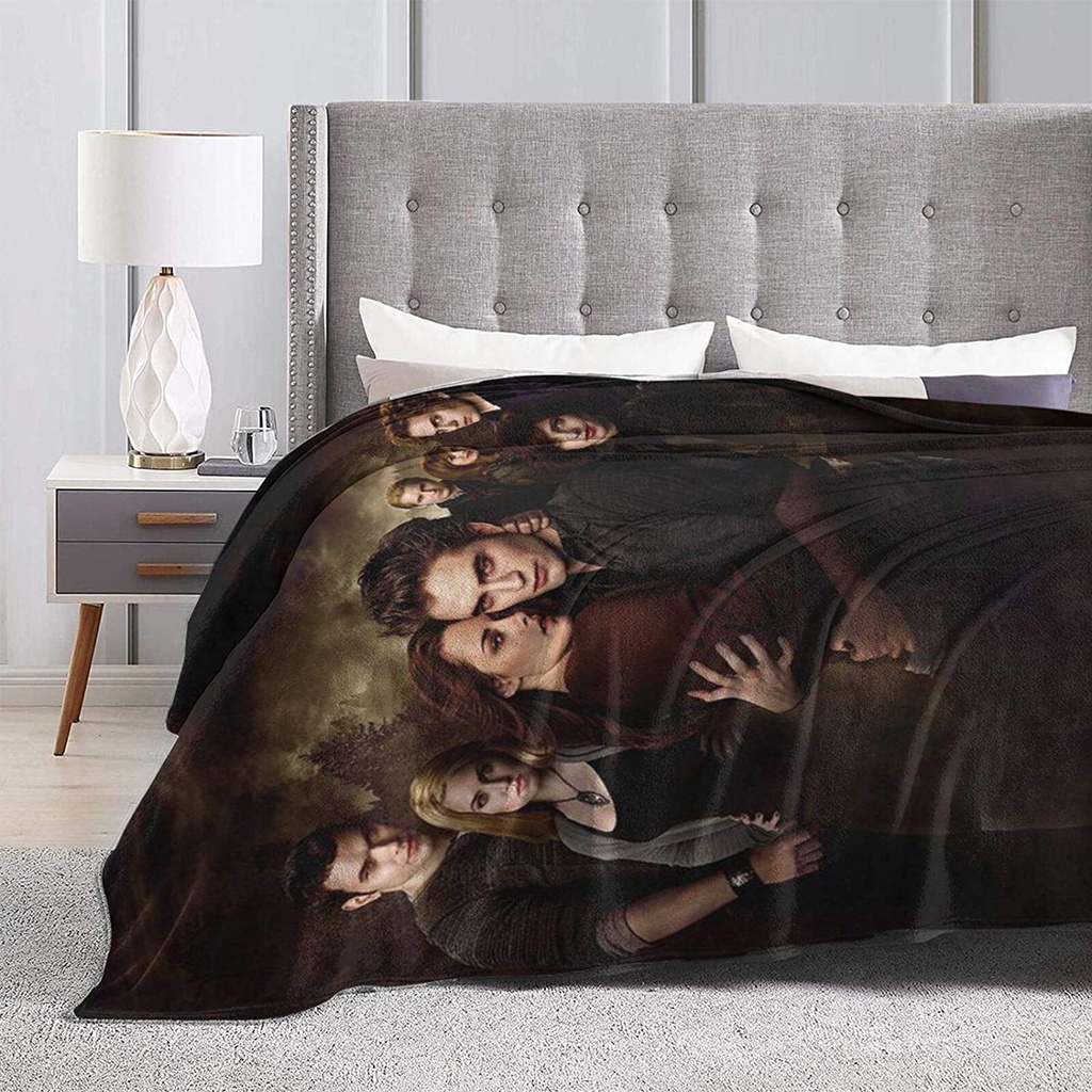 TENDRE Twilight Movie Bella Edward Saga Sherpa Ultra-Soft Micro Fleece Blanket Throw Fuzzy Lightweight  Fashion Print Perfect for , Sofa, Bed