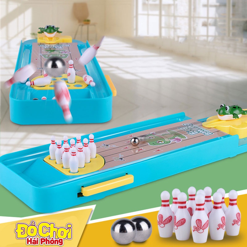 Bộ đồ chơi rùa bắn Bowling bằng nhựa cao cấp - giúp bé phát triển trí não