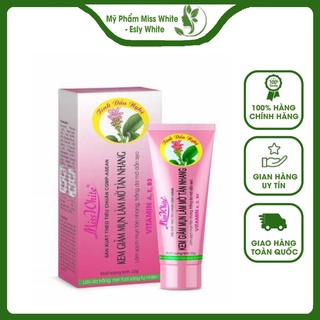 Kem giãm mụn làm mờ tàn nhang miss white 22g giữ ẩm tái tạo da se khít lỗ chân lông