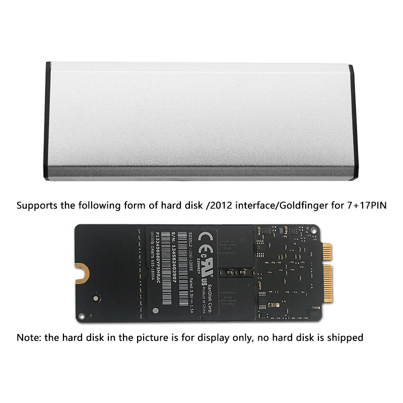 Ổ cứng di động siêu mỏng nhẹ cho Apple Pro Retina A1425 A1398 | BigBuy360 - bigbuy360.vn