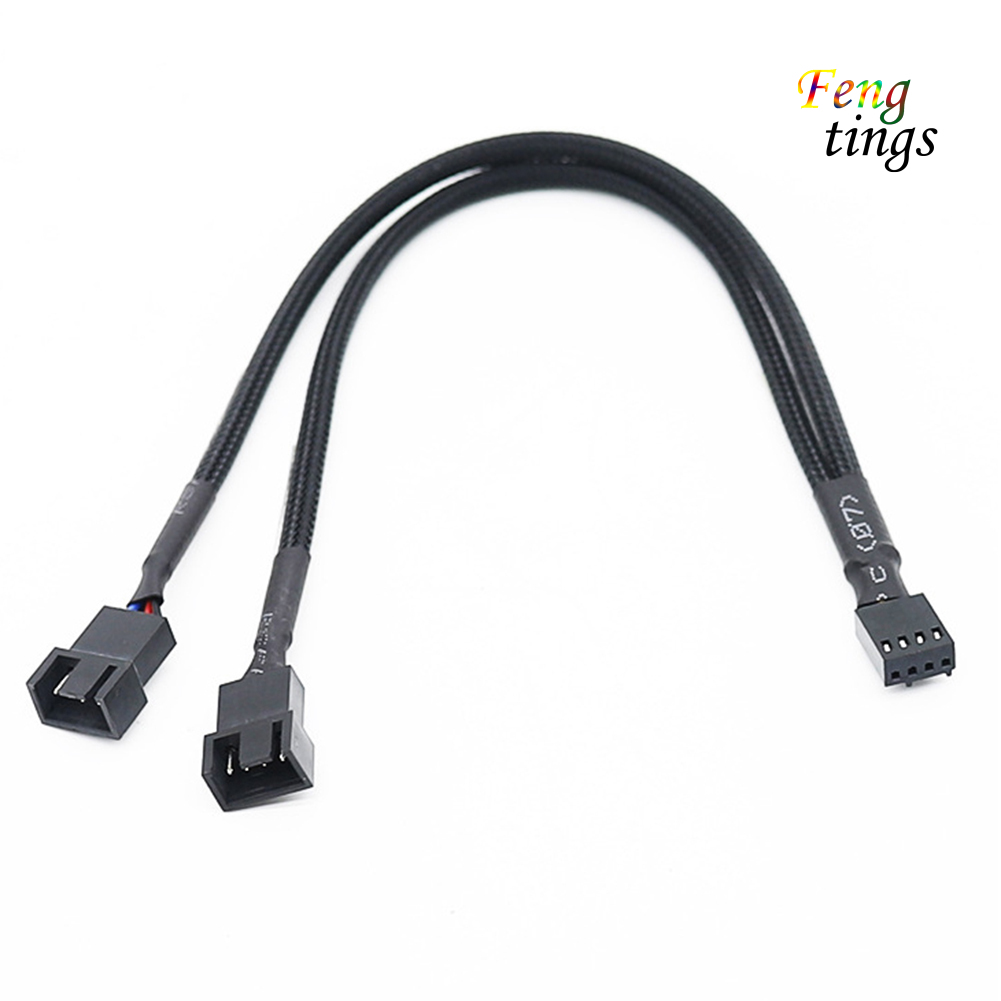 Dây Cáp Chia Nguồn 27cm 4pin Pwm Dành Cho Quạt Cpu Máy Tính