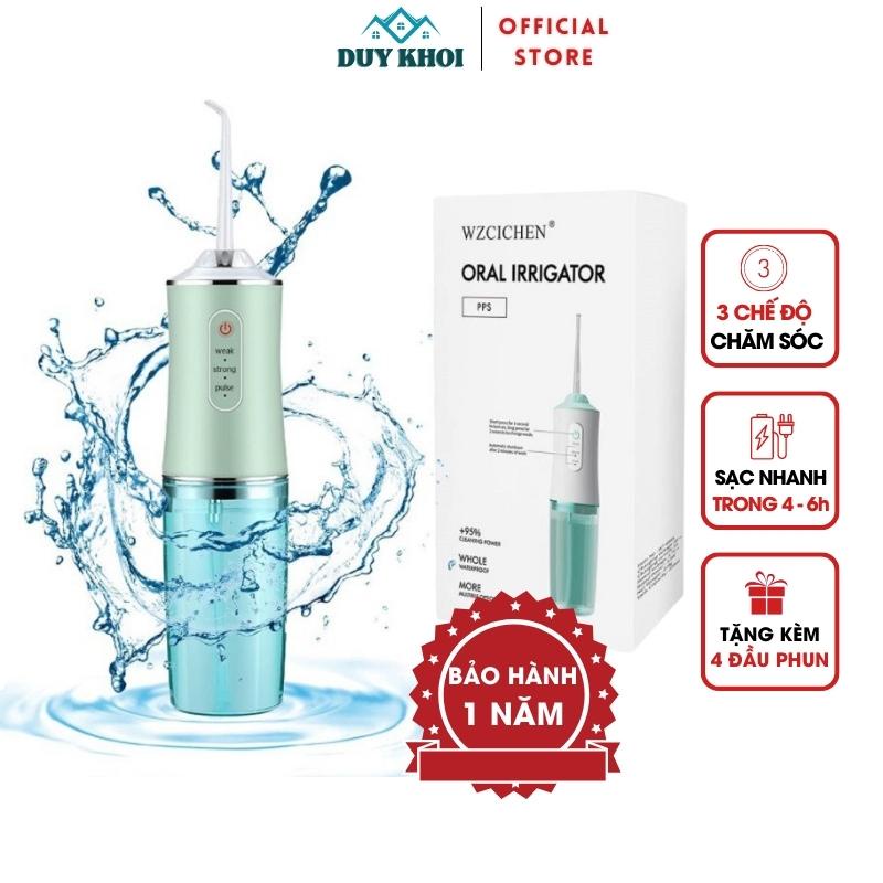 Máy tăm nước cầm tay Oral Irrigator chính hãng, Bộ tăm nước vệ sinh răng miệng bản quốc tế Châu Âu