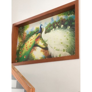 Tranh dán tường 3D tường hoa