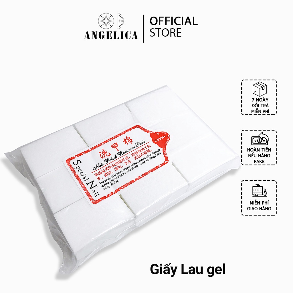 Giấy Lau Gel Loại Cứng Không Xù Lông ANGELICA GLG