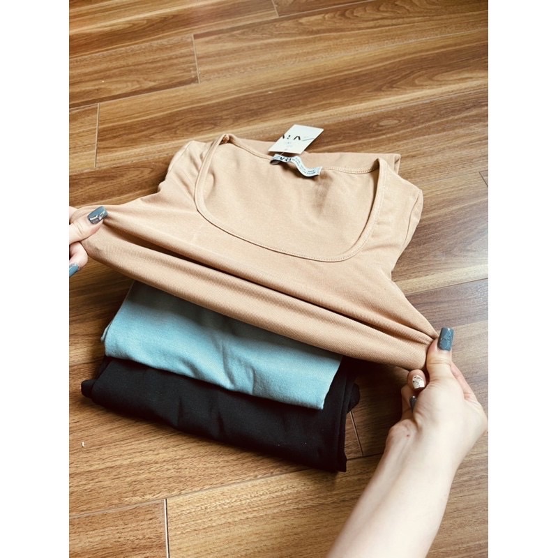 Váy body bầu cổ vuông thun mịn mát | BigBuy360 - bigbuy360.vn