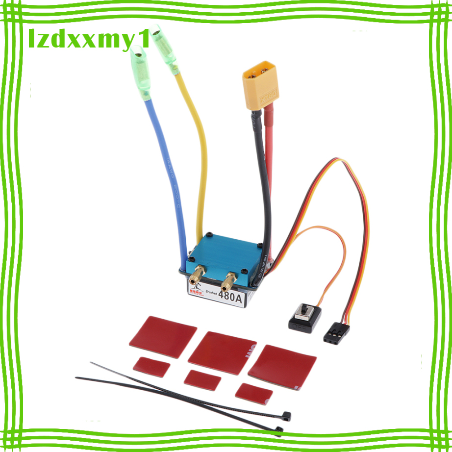 (Hàng Mới Về) 1 Bộ Điều Tốc Esc 480a Esc 2 Chế Độ 5v 3a