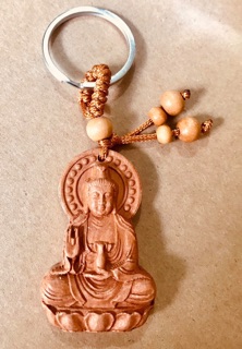 Móc Khoá Gỗ Phật Quan Âm
