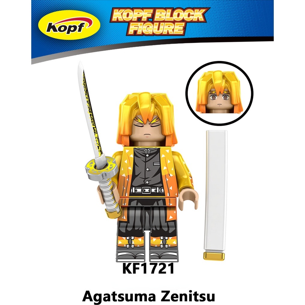 Đồ Chơi Lắp Ráp Trẻ Em Đồ Chơi Mô Hình Nano Demon Slayer Blade Inosuke Ninjago