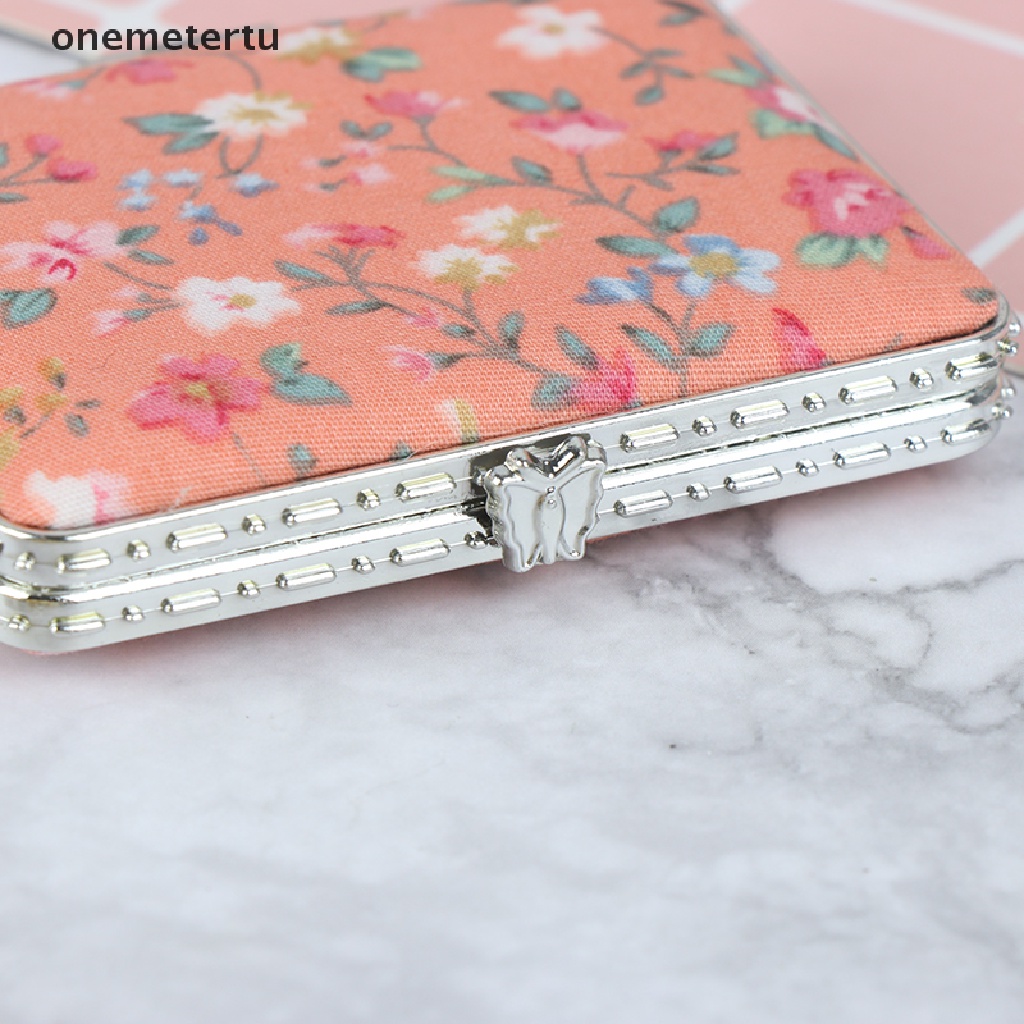 [Hàng mới về] Gương trang điểm hai mặt mini dạng gập phong cách vintage tùy chọn kiểu dáng