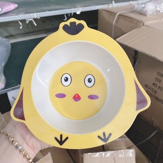 Bát ăn dặm  hình thú cho bé.