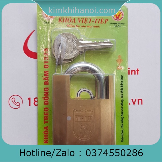 Khoá chống cắt đồng bấm việt tiệp 01525