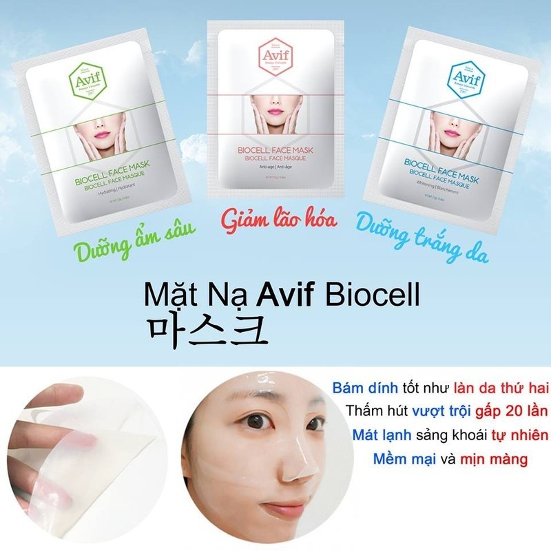 Mặt Nạ Nước Dừa Tươi Vượt Trội BIOCELL HYDRATING FACE MASK