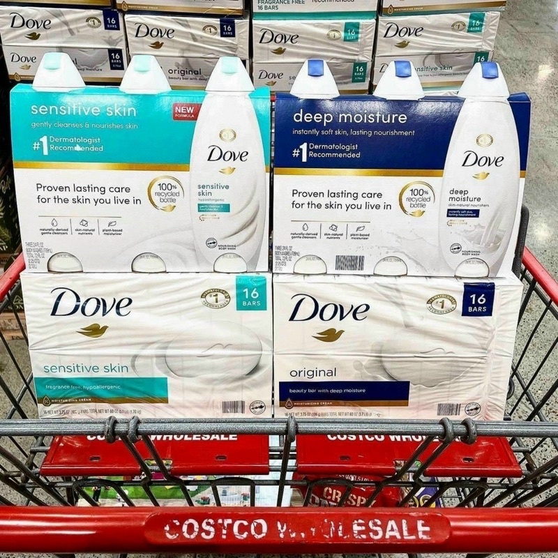 🚿🚿Xà phòng cục Dove Mỹ White Beauty mỹ