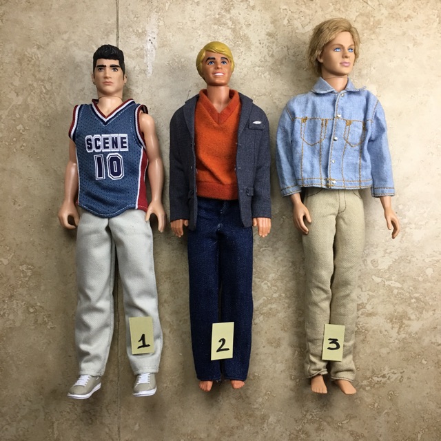 BK búp bê ken của mattel và hasbo