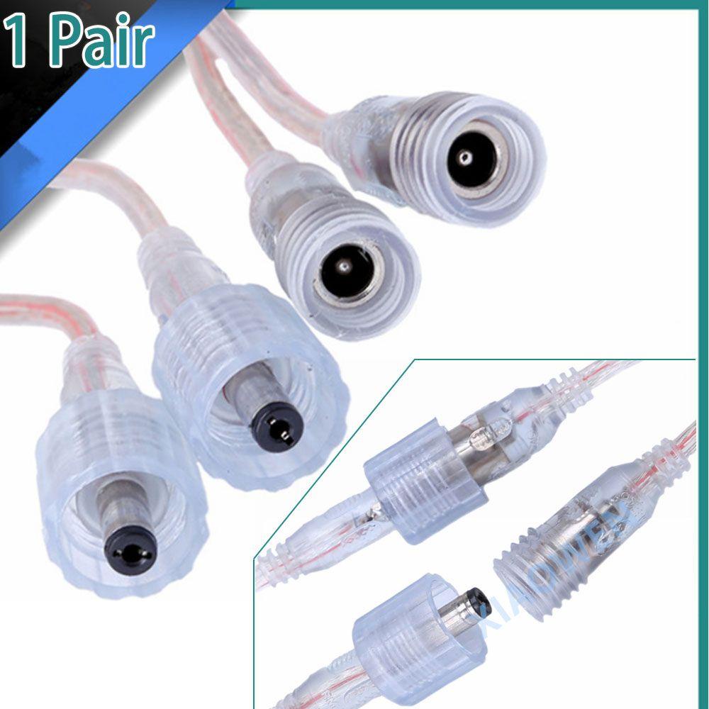 GOGOUP 1 Cặp Đầu Nối Dây Đèn Led DC 5.5X2.1Mm Dài 20cm
