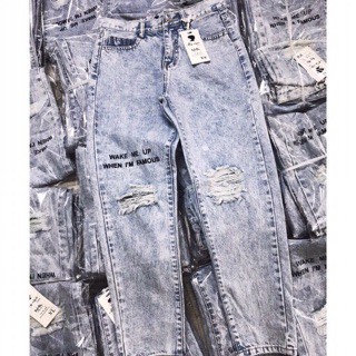 Baggi jeans nữ siêu cá tính