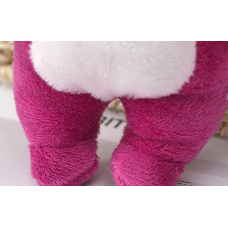 Đồ Chơi Thú Nhồi Bông Hình Gấu Hồng 12cm Đáng Yêu