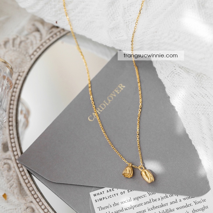 Dây chuyền nữ titan Lotus