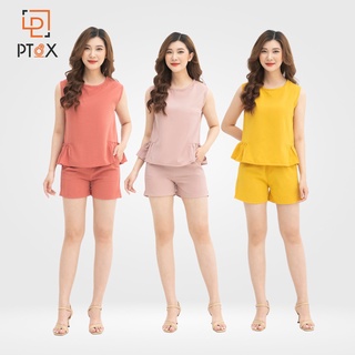 Bộ đũi đùi sát nách gấu bèo xinh xắn pt8x