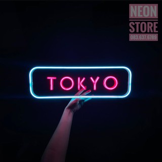 Đèn 𝐍𝐞𝐨𝐧 " TOKYO " trang trí không gian (TẶNG NGAY mạch điều khiển tích hợp)