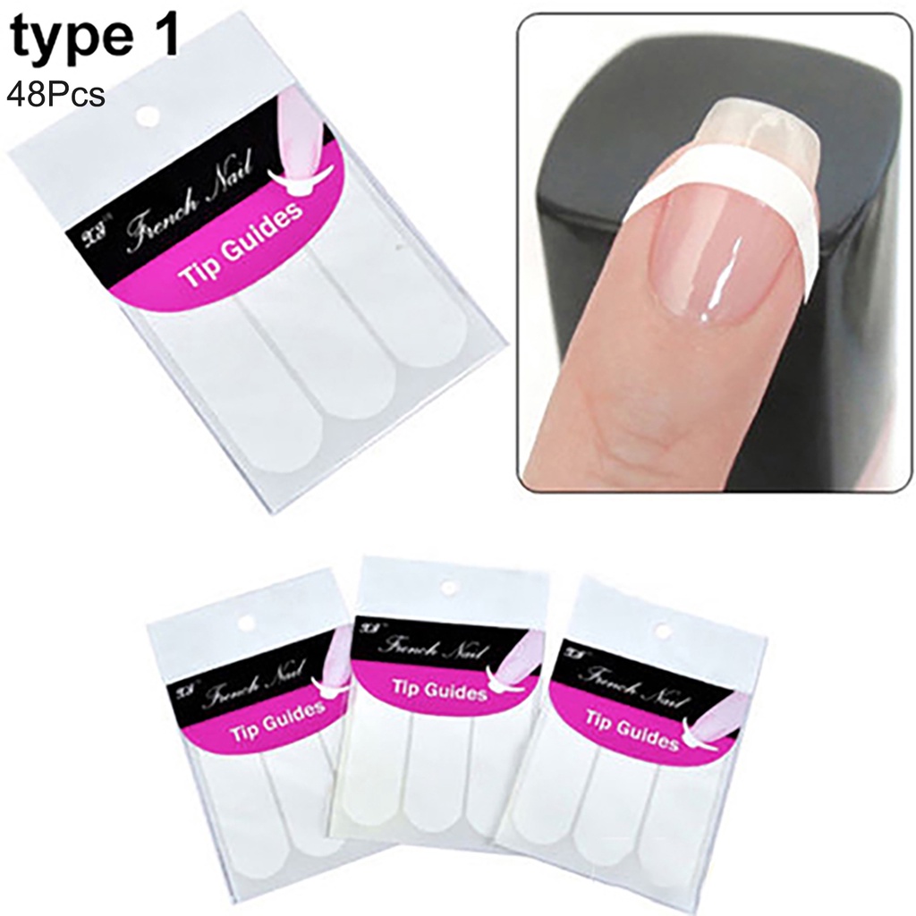 Bộ 48 Miếng Dán Trang Trí Móng Tay DIY Thời Trang