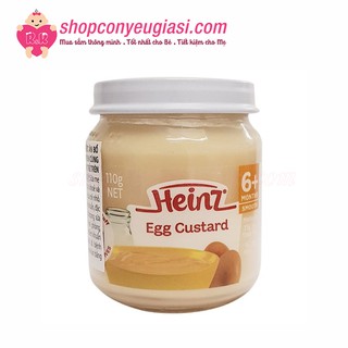 Dinh Dưỡng Đóng Lọ Heinz Custard Sữa Trứng 110g Cho Bé 6 Tháng Trở Lên - Date 2021