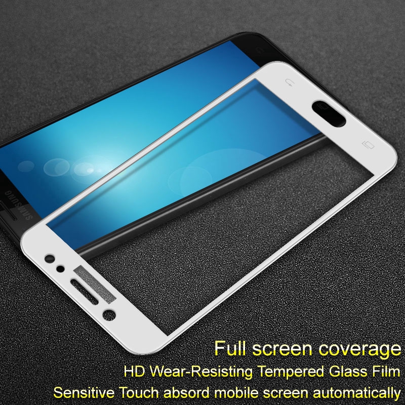 Imak Samsung Galaxy J7 Plus J7+ Tempered Glass Full Cover Screen Protector Film