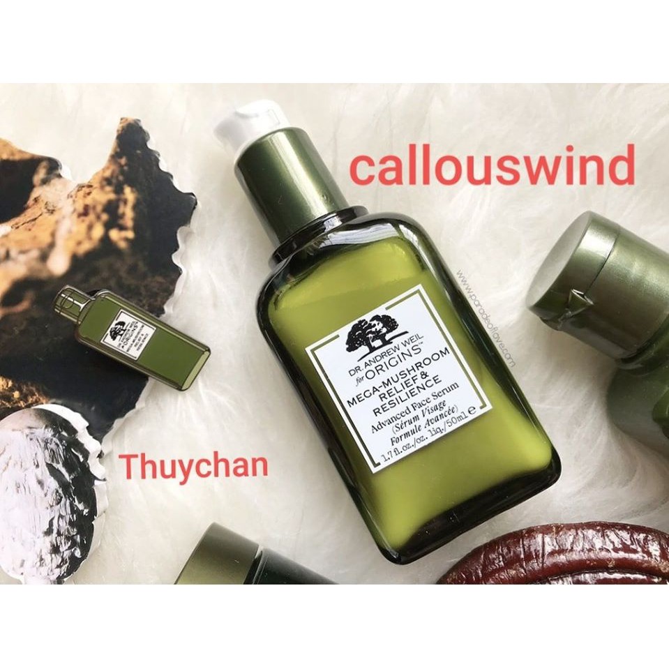 (ORIGINS) Serum phục hồi cho da yếu, da nhạy cảm Origins Mega-Mushroom Relief & Resilience Advanced Face Serum