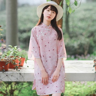Váy hán phục cách tân hồng dịu dàng🌸